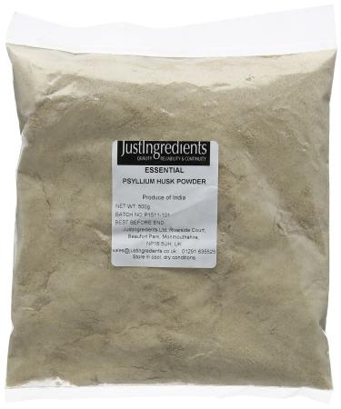 JustIngredients Essentials Psyllium Husk Powder 500 g 500 g (Pack of 1)