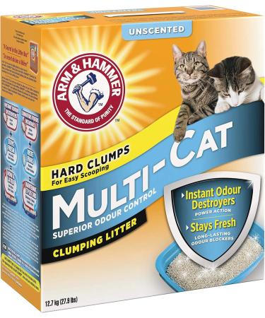 ARM & HAMMER Multi-Cat Litter Superior Odour Control Unscented 12.7-kg 12.7-kg (Unscented) - Buy Online on GoSupps.com