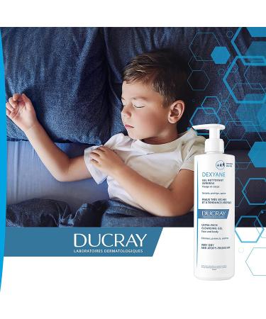 Ducray - Dexyane Ultra-rich Cleansing Gel - Dry and Atopy-Prone Skin - Face Body & Hair - 400ml - Buy Online on GoSupps.com