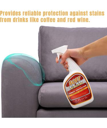 Extra Strength Fabric Protector Spray Prevents Stains and Repels Liquids. SoftClad Safely Guards Furniture, Shoes, Carpet, Upholstery, Suede, Leather, Couch, Canvas and more. Safe for indoor use -32oz - Buy Online on GoSupps.com