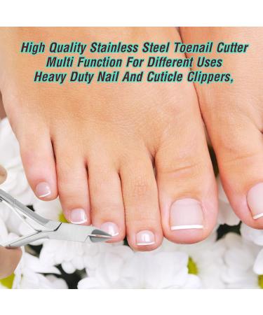 ASM Toenail Clippers Scissors & Nippers - Heavy Duty Pedicure Tools for Thick Nails Ingrown Toenails -Nail Clippers - 4.75 Straight Grip Clipper| Toe Nail Clippers for Thick Nails|Nail Cutters - Buy Online on GoSupps.com