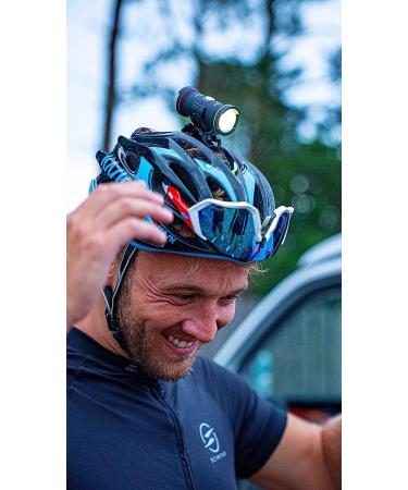 Topside Bike Helmet Light - Bright Dual Front & Rear, Waterproof, USB Rechargeable - 43 hr Runtime - Buy Online on GoSupps.com