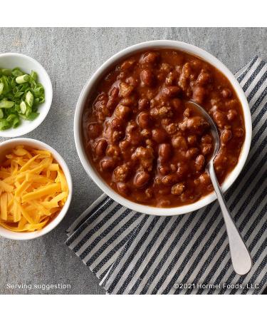 Hormel Chili With Beans 15 oz (Pack of 8) - Delicious and Convenient Chili Option - Buy Online on GoSupps.com