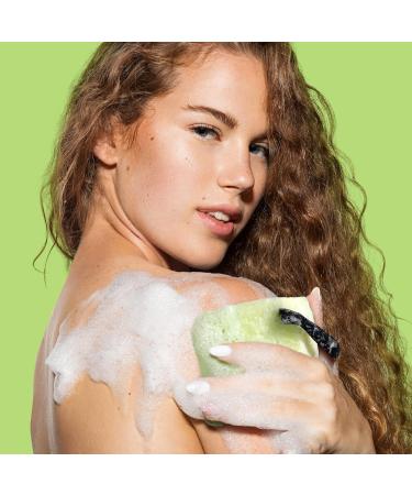 Freeman Soap Sponge Bundle - Coffee, Green Tea, and Strawberry Shower Sponges - 3 Count | Hydrating, Cleansing, Exfoliating, Self-Tanner Removal - Buy Online on GoSupps.com