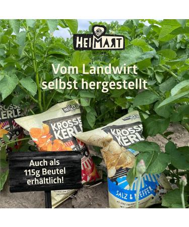 Crispy Guys Chips - Gluten-Free Vegan Tomato & Paprika Mini Bags | 60 x 25g | Regional Treats - Shop Now! - Buy Online on GoSupps.com