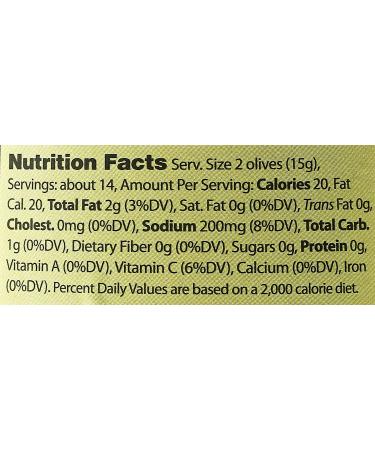 Divina Green Olives Stuffed w/ Garlic  7.8 oz Green-condiment-olives 7.8 Ounce - Buy Online on GoSupps.com