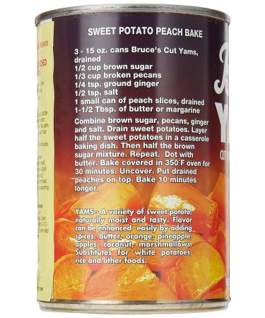 Bruce's Yams Cut Sweet Potatoes in Syrup 15 oz - Buy Now at Our Store - Buy Online on GoSupps.com