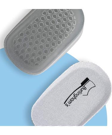 Burlingham's Women's Invisible Heel Lift Inserts - 1 Inch Height Increase Insole for Leg Length Discrepancy - Non Slip Heel Support - Buy Online on GoSupps.com