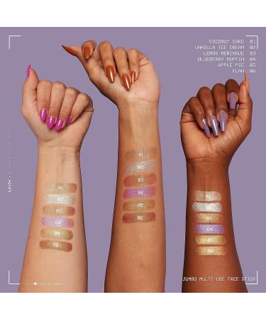 NYX Professional Makeup Jumbo Highlighter Stick in Coconut Cake - Multi-Use Face Highlighter - Buy Online on GoSupps.com