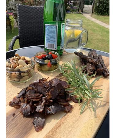 The Biltong Man | Tasty Traditional Fatty Beef Biltong | (500 Grams) 500 Grams - Buy Online on GoSupps.com