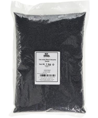 Old India Black Sesame Seeds 1 Kg 1 kg (Pack of 1)