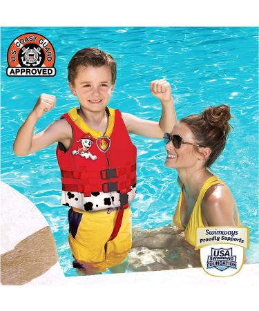 SwimWays Paw Patrol Swim Trainer Life Jacket | US Coast Guard Approved Kids Vest | 33-55 lbs | Marshall - Buy Online on GoSupps.com