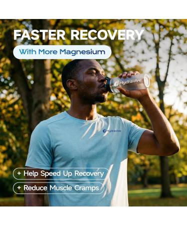 Hydravive High-Sodium Electrolyte Drink Mix 1000mg Sodium, 200mg Potassium & 100mg Magnesium| Rapid Rehydration | Non-GMO | Electrolyte Drink Mix - 20 Sticks - Buy Online on GoSupps.com