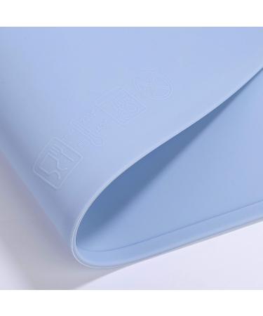 HONGXIN-SHOP Non Slip Silicone Kids Placemats - Blue Cloud Design for Easy Clean-Up | Multi-Purpose Tableware for Babies and Toddlers - Buy Online on GoSupps.com