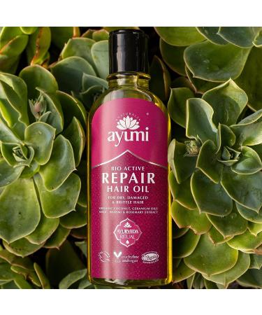 Ayumi Bio-Active Repair Hair Oil - Vegan, Cruelty-Free, Dermatologically Tested | 150ml - Buy Online on GoSupps.com