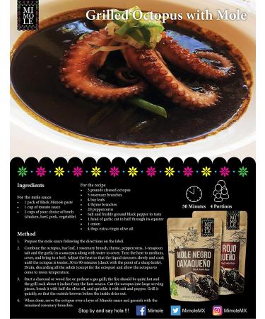 Mi Mole Negro Oaxaque o 12 Oz - Authentic Black Mole Paste - Buy Online on GoSupps.com