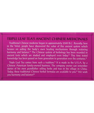 Triple Leaf Teas - Sugar Balance & Women's Tonic Tea 20 bag - Buy Online on GoSupps.com