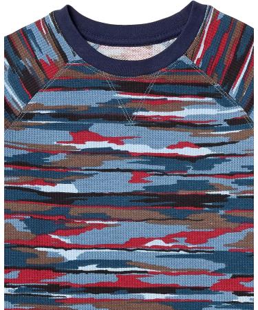Amazon Essentials Boys Long-Sleeve Thermal T-Shirt 3-Pack, 4T Blue Camo - Buy Online on GoSupps.com