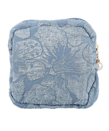 Storage bags for women's bandages upholstery pocket menstrual bag cosmetic bag diaper bag delicate period bag multifunction period pocket zampon Klipp Sky-Blue 11x11x3cm