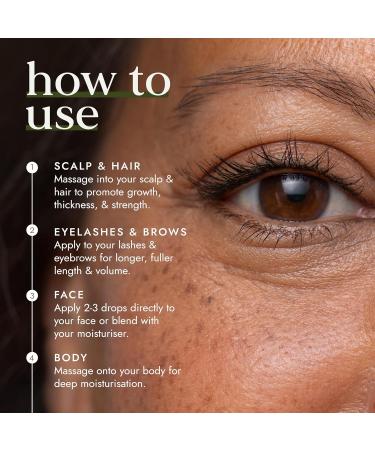 Fushi Organic Castor Oil - 30ml 100% Pure Cold & Fresh-Pressed For Dry Skin & Hair Growth Eyelashes & Eyebrows Hexane Free Food-grade for inner health Sustainably Sourced - Buy Online on GoSupps.com