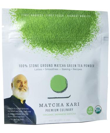 Dr. Weil Matcha Kari - Organic Matcha Green Tea Powder - 30 grams - Japanese Culinary Grade Matcha 1.05 Ounce (Pack of 1)