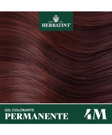 Herbatint Herbatint Permanent Colour Gel 300 ml 4 M Mahogany Chestnut Chestnut Without Ammonia for Sensitive Skin 100% White Hair Coverage with 8 Organic Natural Extracts - Buy Online on GoSupps.com