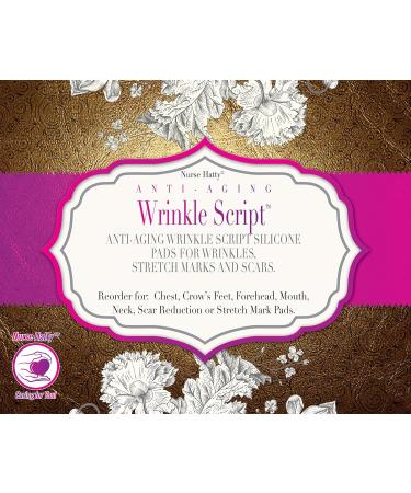 Nurse Hatty Wrinkle Script Silicone Skincare NECK Pads 2-pack - Buy Online on GoSupps.com