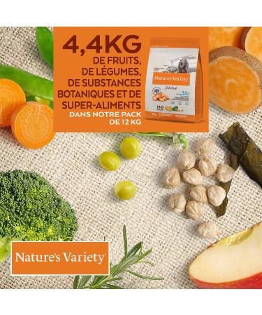 Nature's Variety Selected - Dry Dog Food for Medium and Large Breed Adult Dogs - Grain Free - with Boneless Norwegian Salmon - 12kg - Buy Online on GoSupps.com