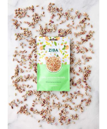 Ziba Foods Wild-Grown Baby Pistachio Kernels | Non-GMO Vegan Gluten Free Snack Nuts | 5.3 oz Pack | Dry Roasted, Salted, Healthy & Delicious - Buy Online on GoSupps.com
