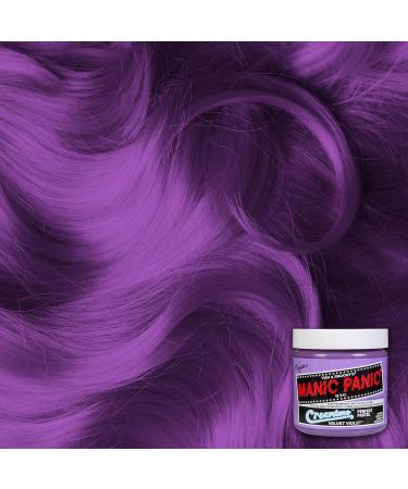 Manic Panic Velvet Violet Pastel Hair Dye - Vegan Cruelty-Free Semi-Permanent - 2 x 118ml Pack - Buy Online on GoSupps.com