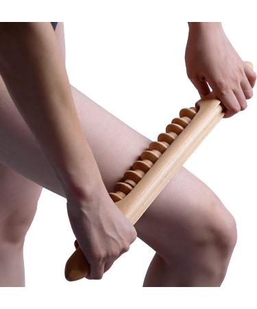 Mikako Wooden Therapy Massage Roller Stick for Colombian Maderotherapy | Lymphatic Drainage & Muscle Relief Tool - Buy Online on GoSupps.com