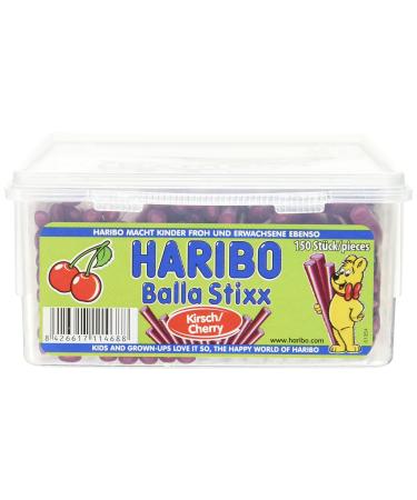 Haribo Balla Stixx Cherry pack of 3 (3 x 1.125 kg) 150 pieces (pack of 3)