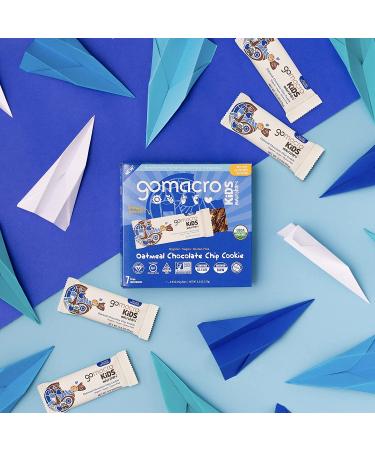 GoMacro Kids MacroBar Oatmeal Chocolate Chip - Organic Vegan Snack Bars (7 Count, 0.90 oz) - Buy Online on GoSupps.com