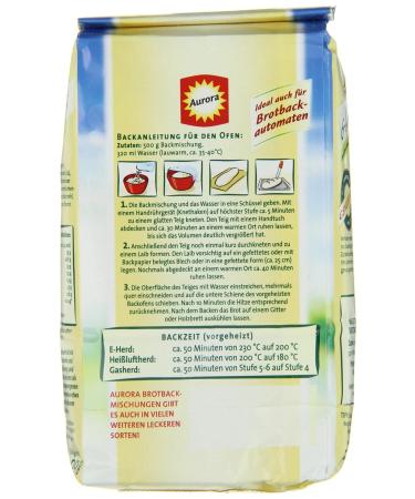 Buy Aurora 6-Grain Bread Baking Mix - Pack of 6 (500g Each) - International Shipping Available - Buy Online on GoSupps.com