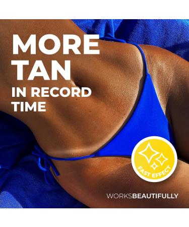 BYROKKO Shine Brown Tropical Sunbed Tanning Accelerator 190g - Natural Tan Boost for Sunbeds & Outdoor Sun with Super Active Formula - Buy Online on GoSupps.com