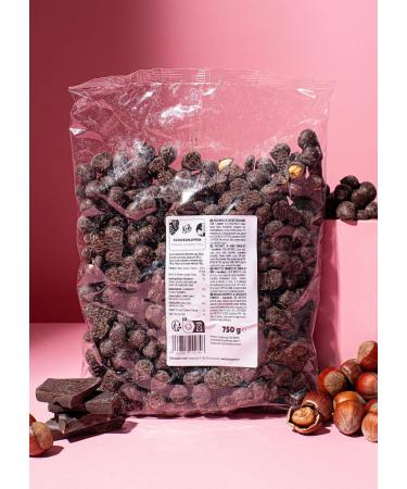 KoRo - Dark Chocolate Coated Hazelnuts 750g - Buy Online on GoSupps.com