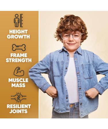 Height Growth Increase Vitamin Gummies Calcium 100mg Magnesium Glycinate 30mg Zinc Ashwagandha Vitamin K2 D3 25mg Grow Tall Maximizer Supplement Multivitamin for Kids Teens Boy & Girl Adults 60 Count (Pack of 1) - Buy Online on GoSupps.com