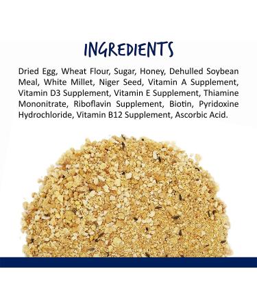 Vitakraft VitaSmart Egg Food for Birds - Daily Supplement for Parrots, Parakeets, Cockatiels, Canaries - Bird Calcium - Buy Online on GoSupps.com