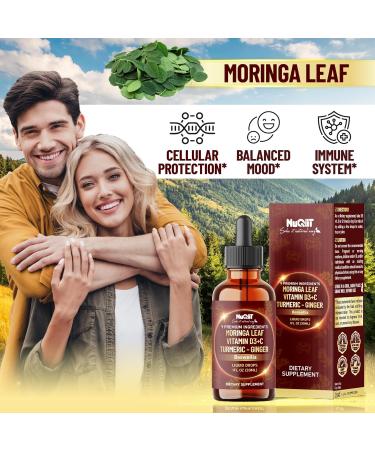 NUQIIT 9in1 Moringa Supplement with Ginger Boswellia - Supplement for Women and Men with Vitamin D3-C Ceylon Cinnamon Ashwagandha Ceylon Cinnamon and Bitter Melon - 1 FL Oz - 60 Day Supply - Buy Online on GoSupps.com