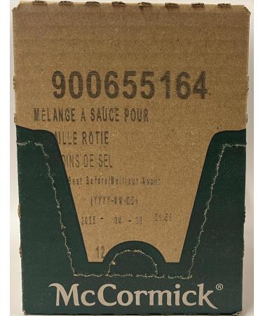 McCormick Gourmet Premium Quality Dry Sauce Mix Roast Poultry Gravy Less Salt 30g Case Pack 12 Count - Buy Online on GoSupps.com