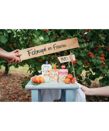 Babybio - Fruit Gourds - Apple Apricot from Occitanie Banana 4x90 g - 6+ Months - ORGANIC - Buy Online on GoSupps.com