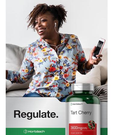 Horb ach Tart Cherry Extract Capsules - 3600mg 300 Non-GMO Gluten Free Pills | Herbal Supplement for Optimal Health - Buy Online on GoSupps.com