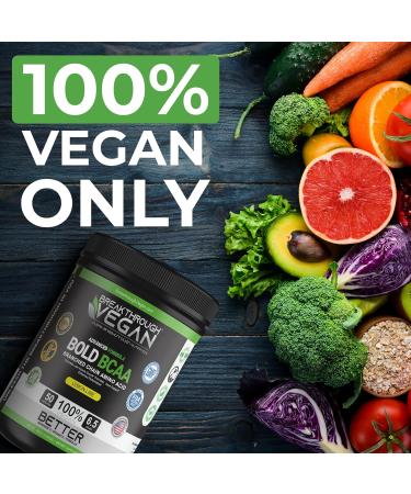 Bold BCAA Powder - Advanced Plant-Based Branched Chain Amino Acids for Lean Muscle & Recovery - 6.5g Lemon-Lime Flavor | Fast International Shipping - Buy Online on GoSupps.com