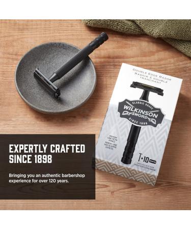 Wilkinson Sword Double Edge Razor for Men With 10 Double Edge Razor Blades Refills - Buy Online on GoSupps.com