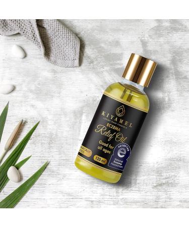 KIYAMEL Moisturizing Eczema Relief Essential Oil with Hemp Seed - Soothing Moisturizer for Dry, Itchy Skin with Vitamin E and Chamomile - Hydration for Adults and Kids - Buy Online on GoSupps.com