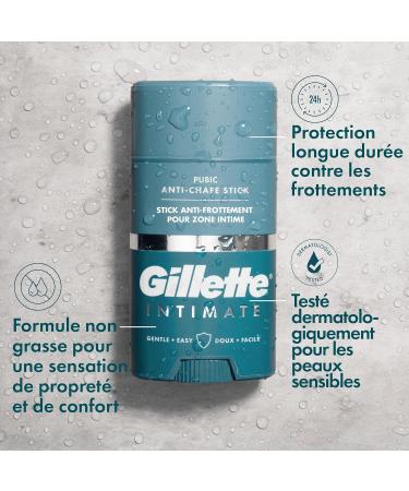 Gillette Intimate Stick Anti-Frottement Pour Zone Intime Pour Hommes Soin Pour Le Corps Contre Les Irritations De La Peau A Appliquer Appr s La Douche ou Le Rasage Convient Aux Peaux Sensibles - Buy Online on GoSupps.com