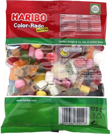  HARIBO Haribo Mini Color-Rado Pack of 3 Fruity Gummies 175g - Buy Online on GoSupps.com