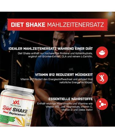  XXL Nutrition XXL Nutrition - Diet Shake - Vanilla - 1200 Grams - Buy Online on GoSupps.com