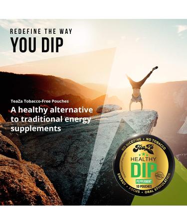 Teaza Peppermint Herbal Energy Pack - 10 Pouches per Pack - 4 Camo Packs - 4 Pack - Buy Online on GoSupps.com