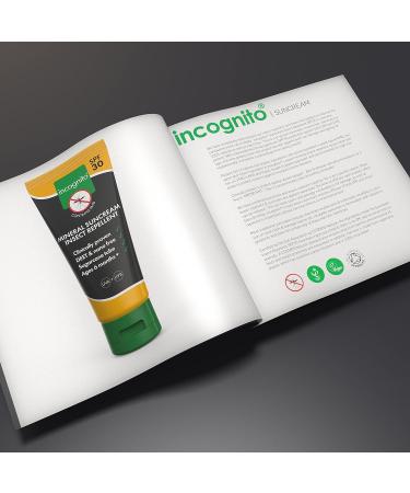 SPF30 Incognito Sunblock Insect Repellent 100ml - 3-in-1 Moisturizer for Soft, Protected Skin - Buy Online on GoSupps.com